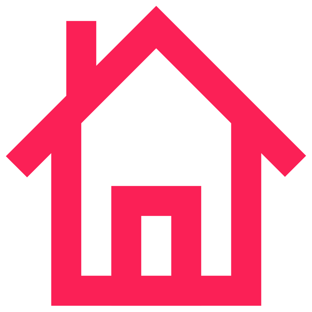 Remote Office World Logo depecticts a simple drawing of a house with a red outline on a checkered backdrop