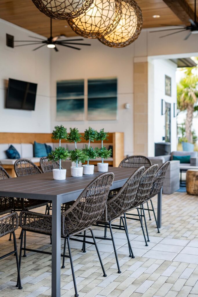 Outdoor Ceiling Fan on Patio