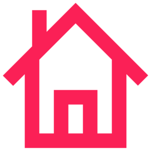 RemoteOfficeWorld Logo of simple house drawing for article about the most successful companies and inventions started in backyards, basements, sheds and bedrooms
