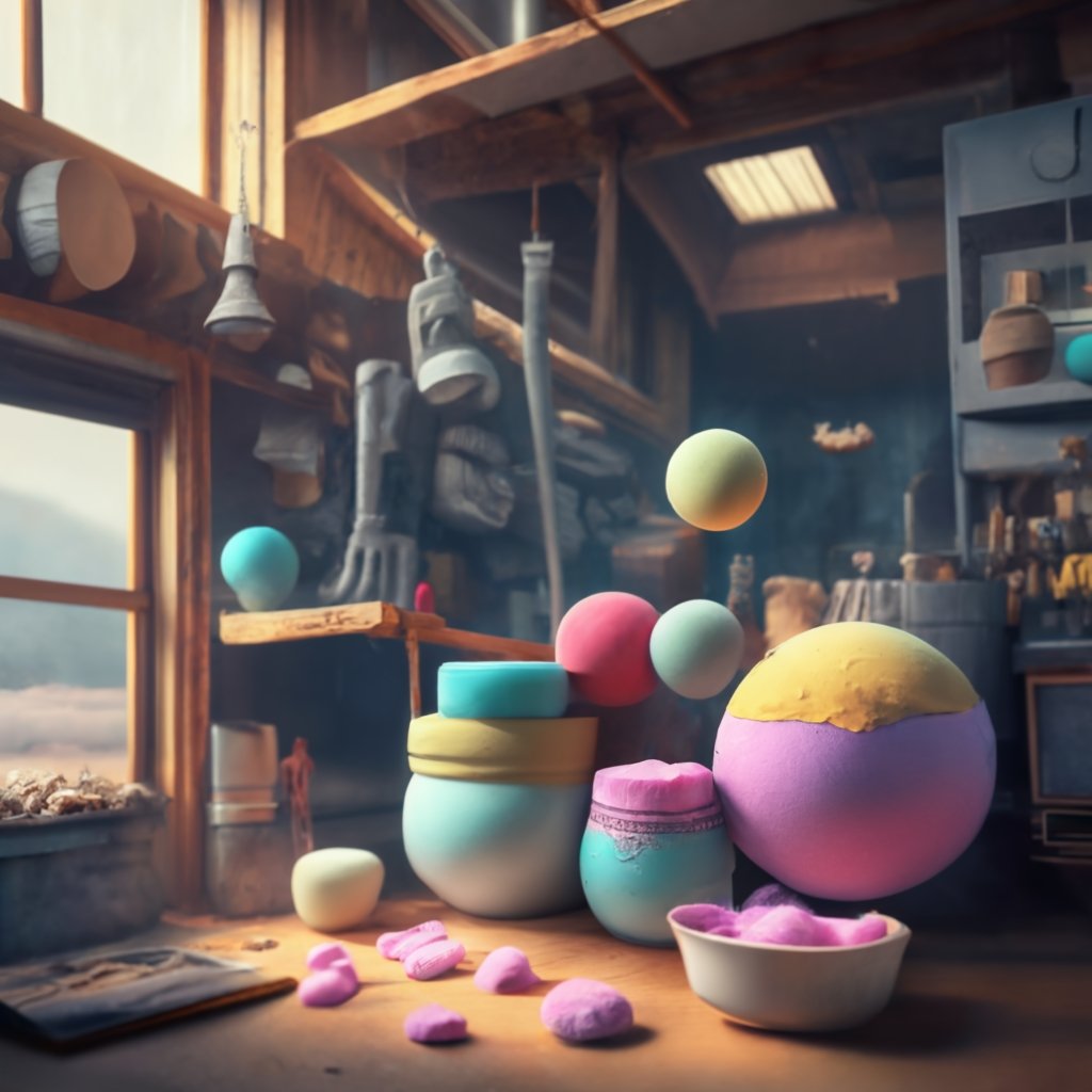 Image of colorful bath bombs as an example of one of the craft business ideas on the list.
